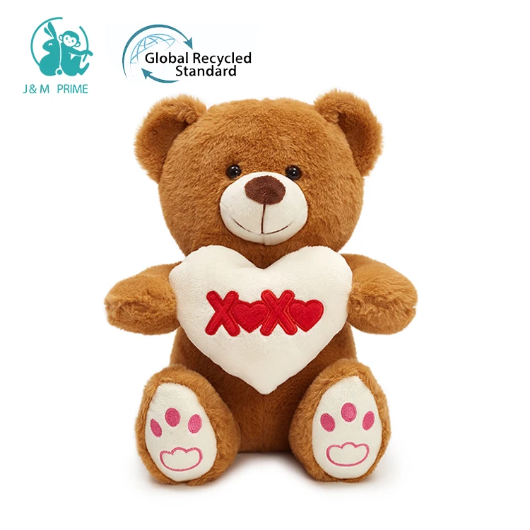 Plush Toy Girl Gifts Teddy Bear Wholesale Love You Valentines Day Soft Stuffed Teddy Bear With Heart