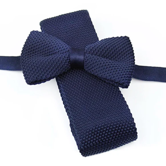 Новый модный галстук-бабочка набор из 2 вязаных мужских галстуков-бабочек и вязаных галстуков