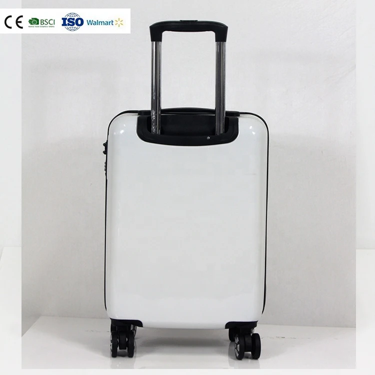 Fashion light-weight 20 inch waterproof ABS 360 degree 4 wheels travel trolley carry-on luggage