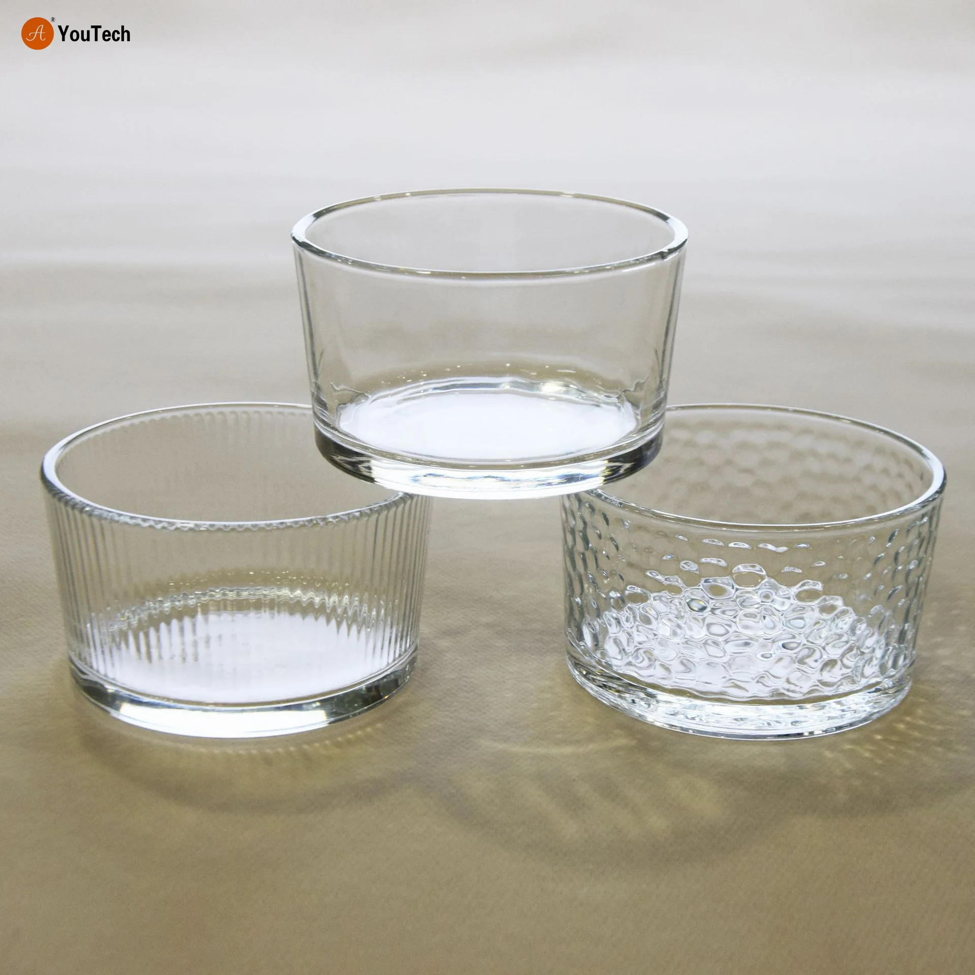 Simple Glass Cup Summer High Value Ice Cream Yogurt Dessert Pudding Cup