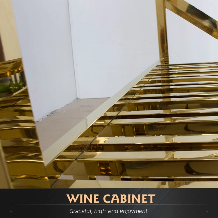 Industrial manufacturing stainless steel wine cabinet wine rack wall mounted under racks