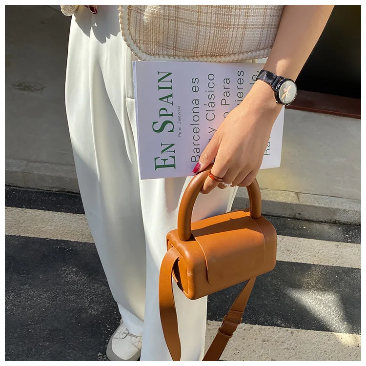 Stylish Women Box Shaped Crossbody Luxury Brand Shoulder Bag Female Mini Handbag Designer Tote Girls Cute Candy Color Purse