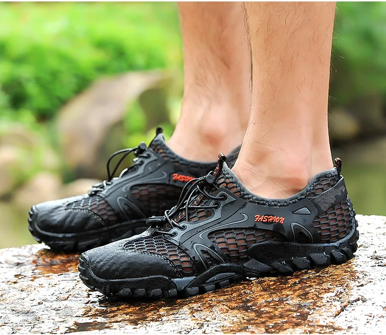 Спортивная обувь для профессионального производства, мужская кожаная ударопрочная летняя походная обувь из углеродного волокна