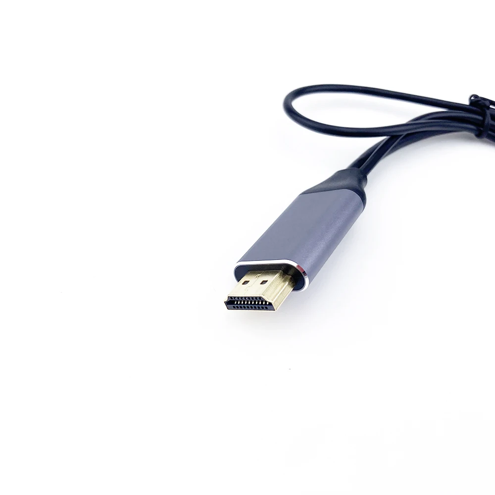 
Factory HDMI to DP Adapter Converter with USB Power Supply 4K60Hz HDMI to DisplayPort Adapter 