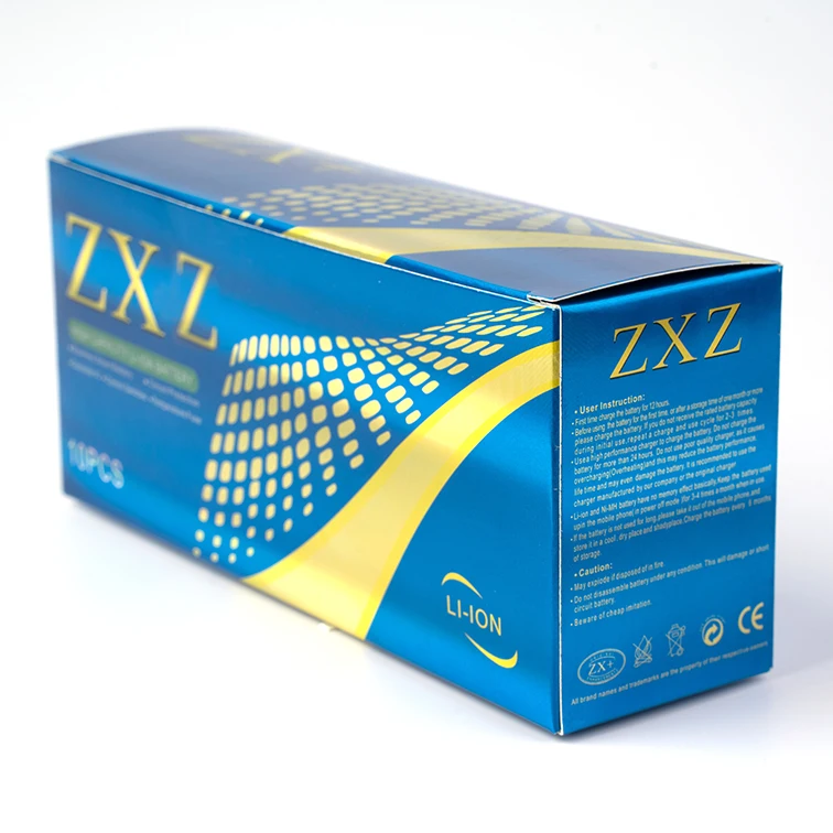 Wholesale carton box packaging for battery with custom logo Recycled paper battery packaging boxes