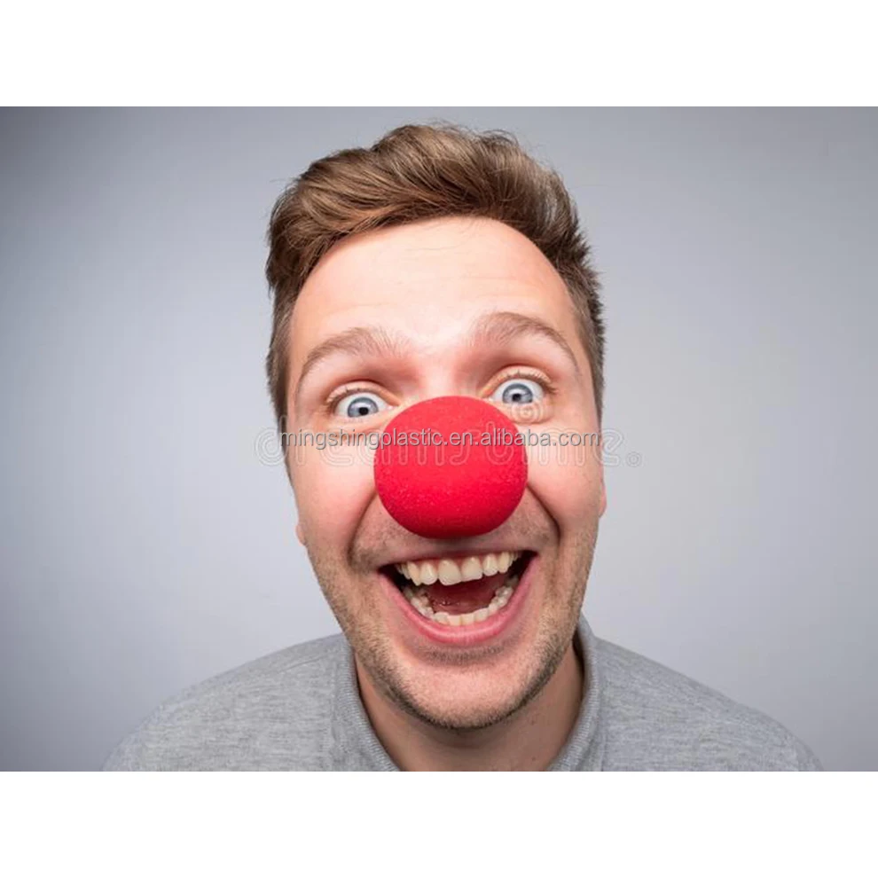 Low MOQ Character Tricks EN71 BSCI Novelty Jokes Gag Gift Plastic Clown Nose - Easy Clip Style Toy Gift Set