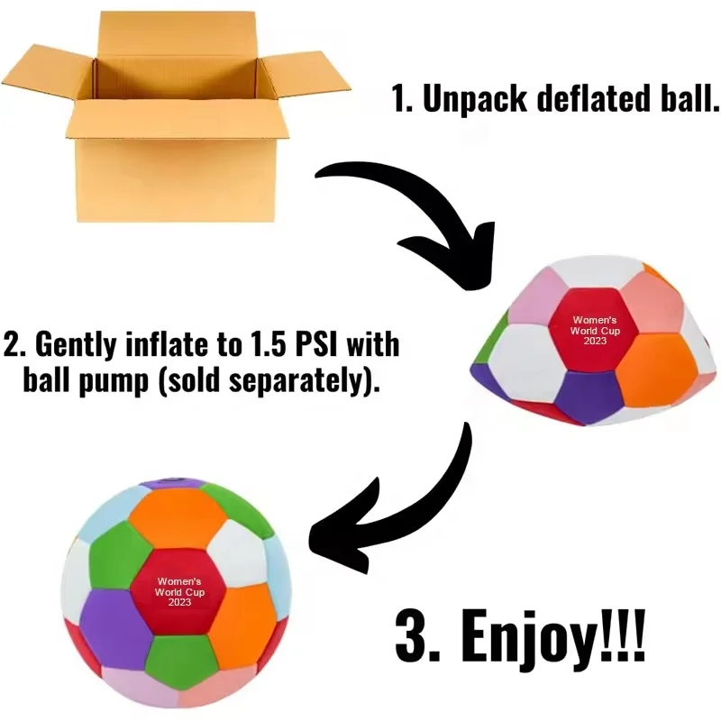Wholesale Worldcup Quality Soccer Ball Size 5 4 3 Profession Official PVC Basketball Outdoor Ball Football Soccer Balls