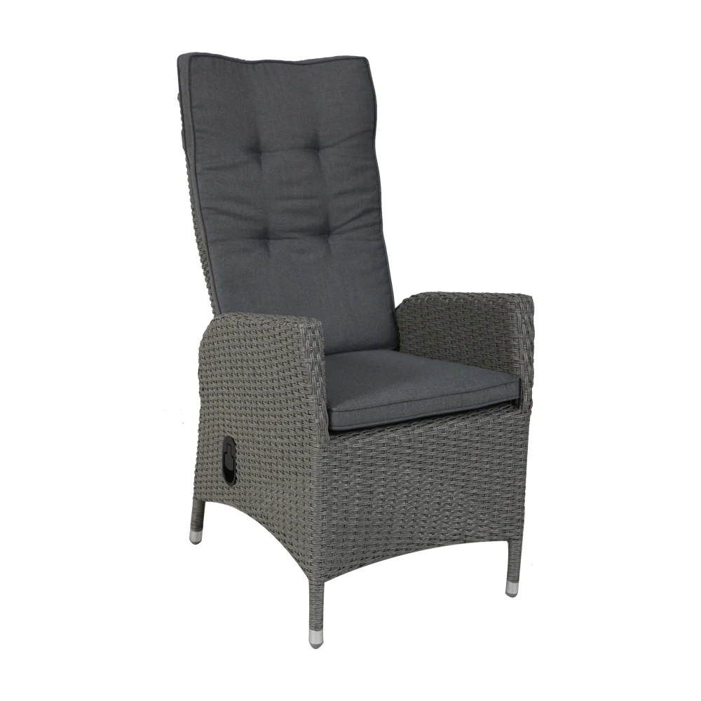 Durable Garden Set Rattan Back Chair Outdoor Chair Rattan Patio Leisure Outdoor Furniture