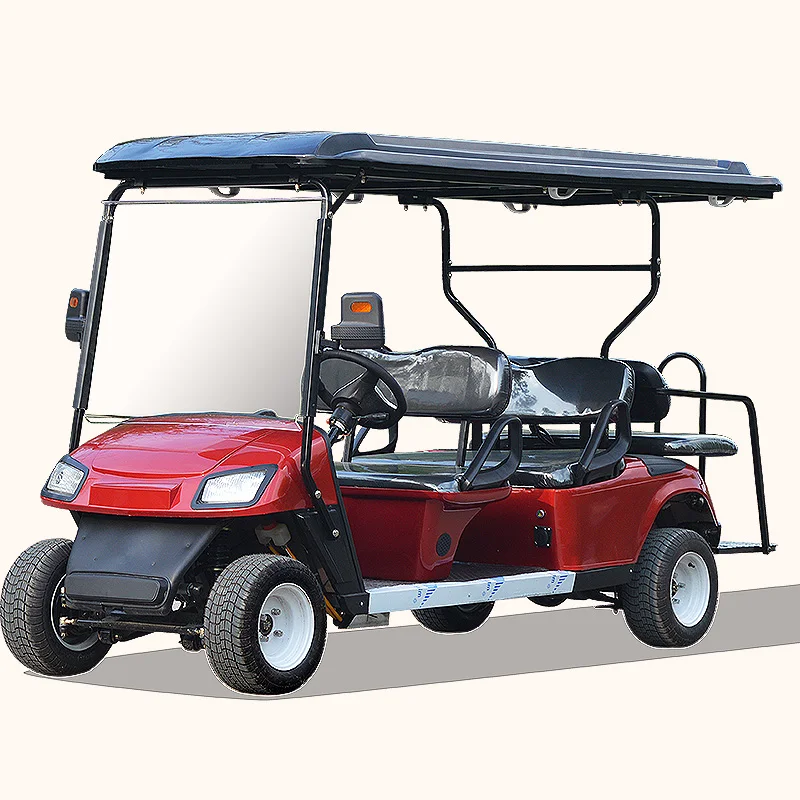 Stock rough terrain 4 seats off road golf cart off-road golf cart electric cross country golf cart electric 4 passengers