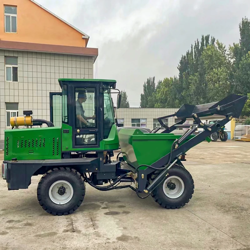 Cheap 4x4 2 ton 3 Ton FCY30S self- loading Mini Site Dumper for sale