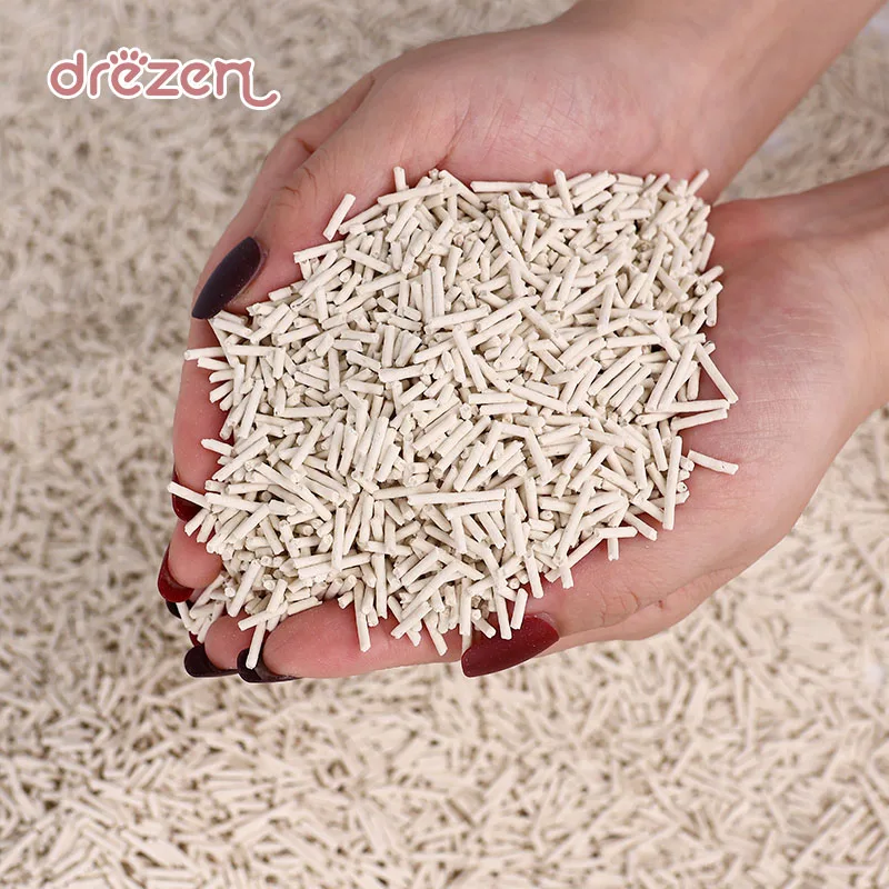 Customizable Size Striped Tofu Cat Litter Natural Sand Silica Gel Instant Clumping Superior Odor Control Vacuum Packaging