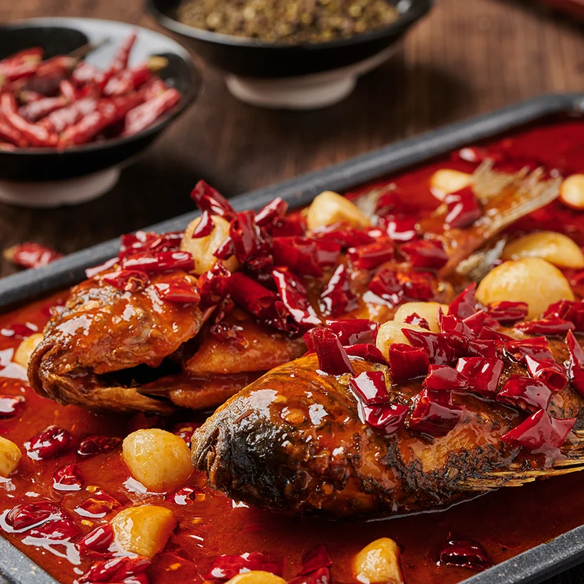 High Quality Delicious and Convenient A lazy person food Spicy Grilled Fish Suitable for Chinese restaurant