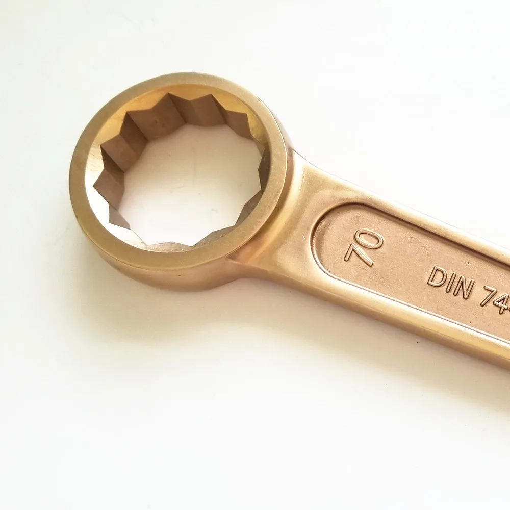 70mm Bi-Hexagonal 70mm hammering spanner slugging wrench non spark tools