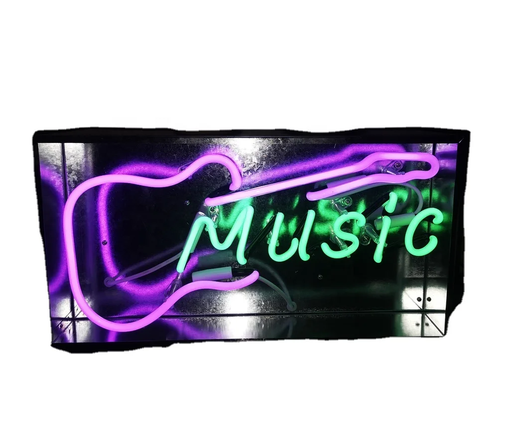 Restaurant advertising Neon Iron Box Neon Sign Light