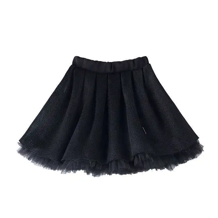 Wholesale Customized Good Quality little girls black princess tutu skirts for girls kids