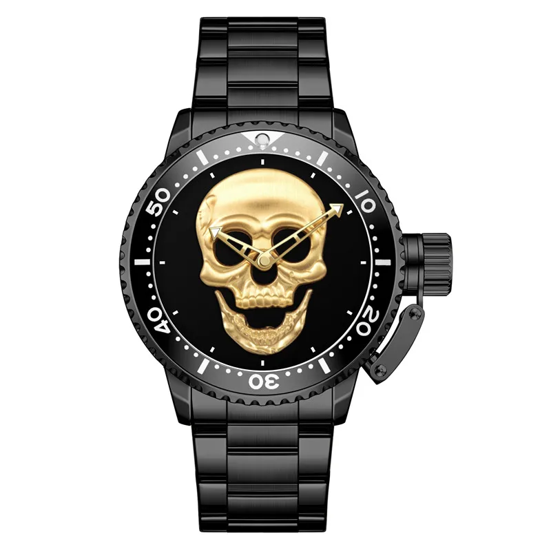 High Quality Fashion Men Wristwatch Luxury 30m Waterproof Stainless Steel Band Watch Custom Logo Watch OEM