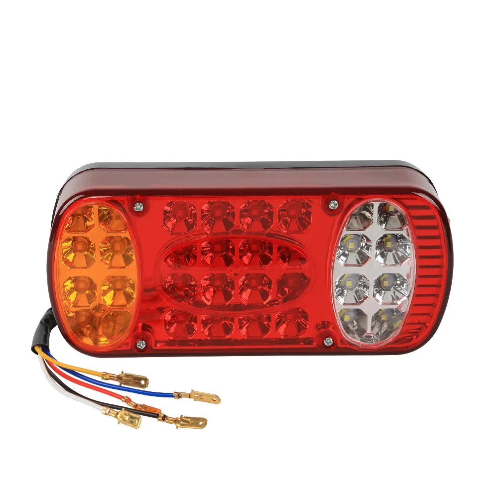 12-24V 32 LEDs Car Truck Tail Light Rear Stop Brake Lights Signal Indicator For Trailer Truck Lorry Caravans KD048