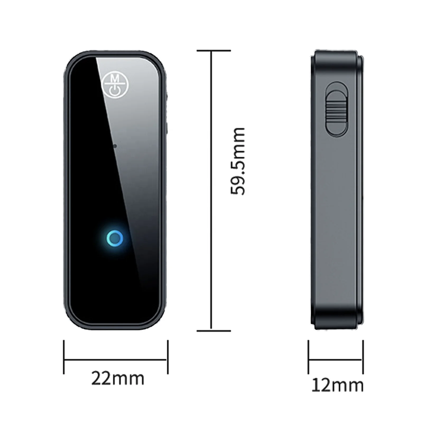2021 HG Micro wireless transmitter 3.5mm music automobile FM transmitter auto car MP3 transmitter
