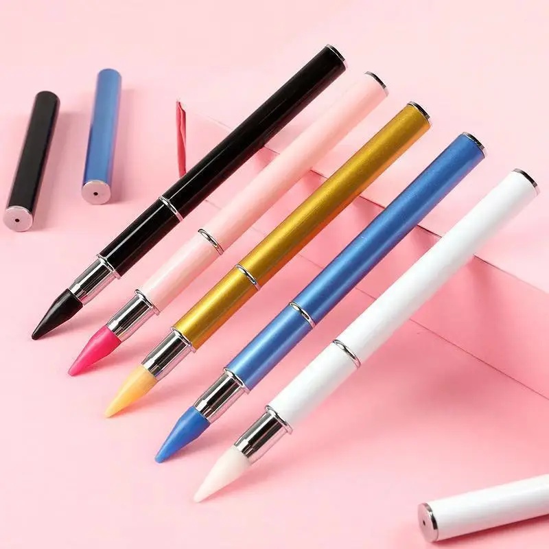 Rhinestone Pick Multi Color Nail Art Point Drill Drawing Tools Dual-Ended Nail Point Drill Pen Dot Painting Point Pen