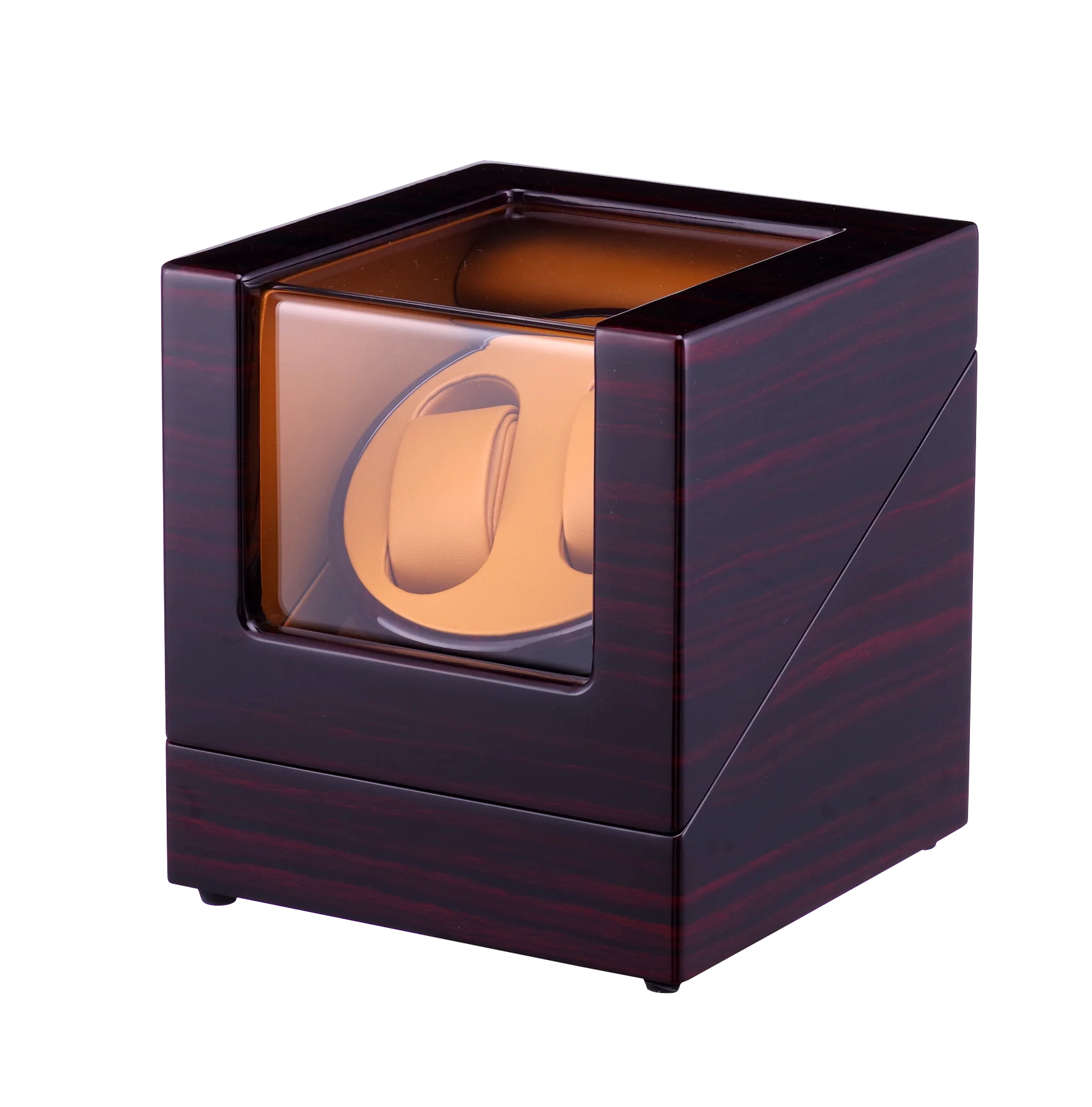 Super silent motor Automatic Watch Winder box Watch Storage Jewelry Box Safe case Top Quality luxury design 2 slots