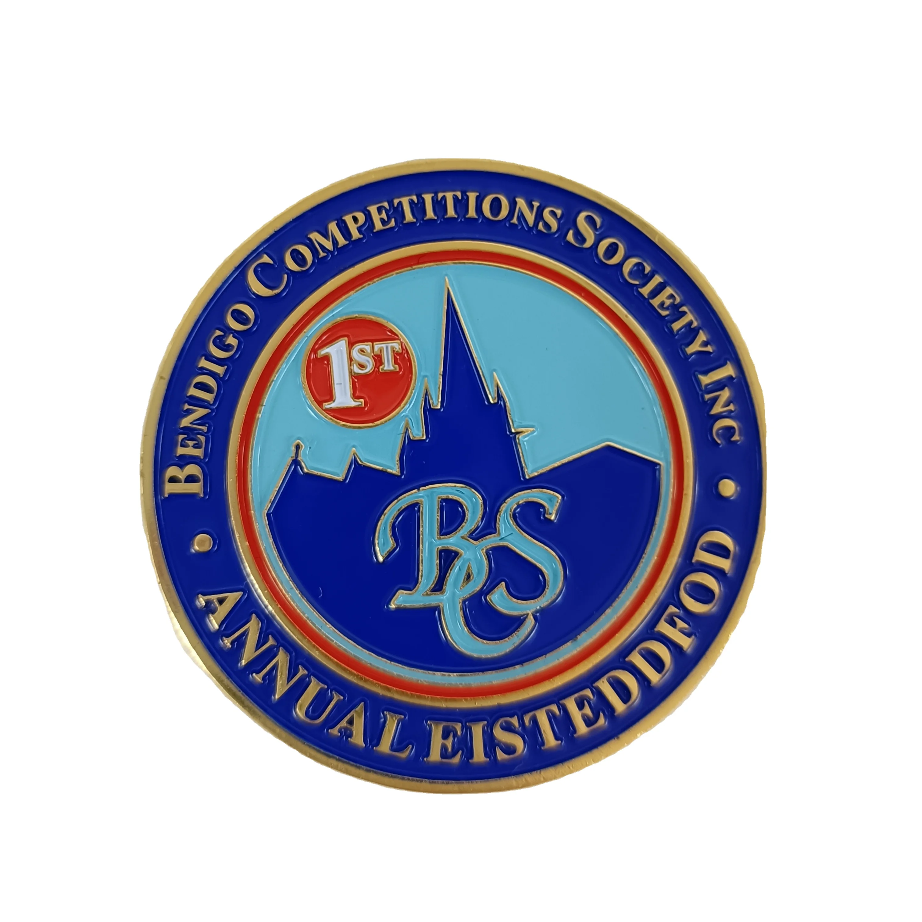 Factory Price Metal Copper Stamping  Custom Challenge Coins with Logo for Collectible and Souvenir