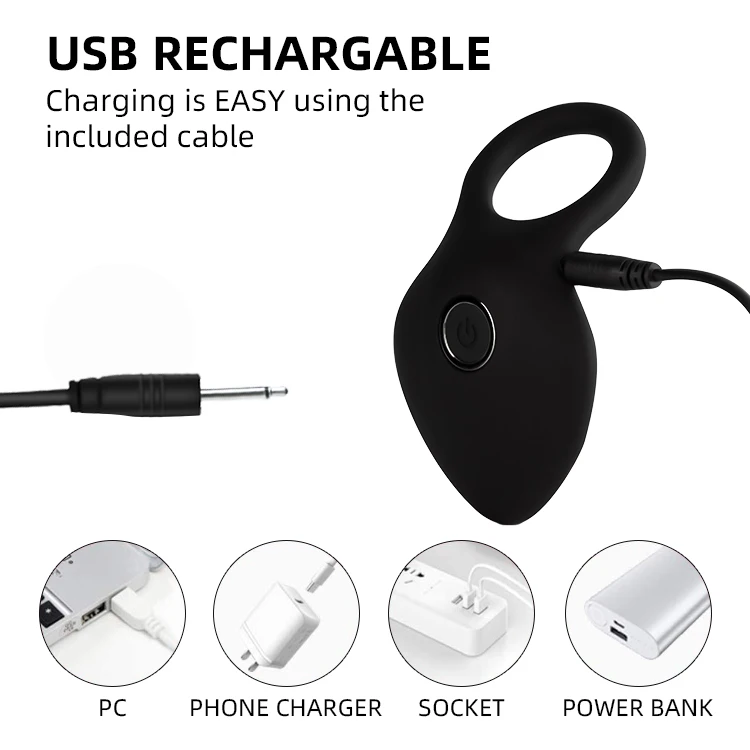 Multifunctional cock ring vibrator stimulation massage Vibrating Cock Ring cock rings sex toys for men