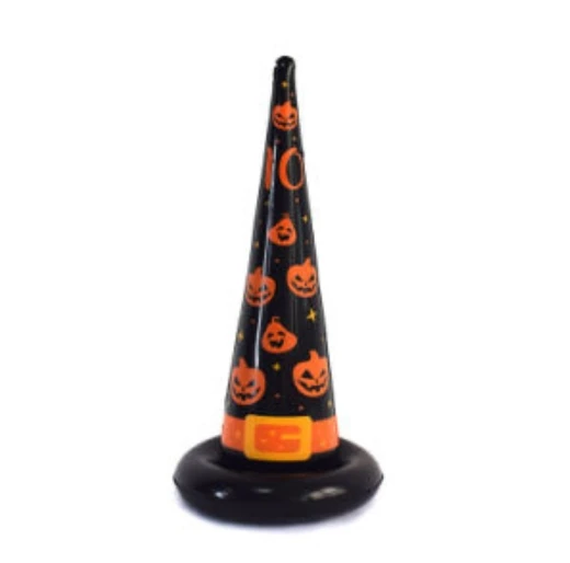 Hot Halloween party throwing hat circle game holiday toys props parent-child games inflatable witch hat circle for kids adults