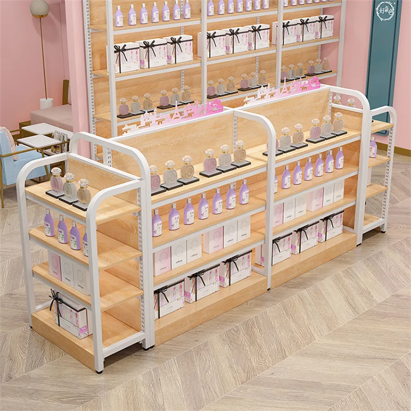 Металлические деревянные полки