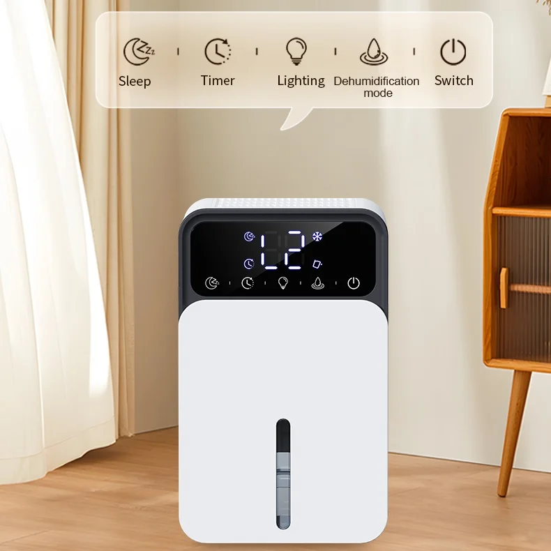 Best Sale small dehumidifier 1200ml home smart dehumidifier deshumificador mini dehumidifier