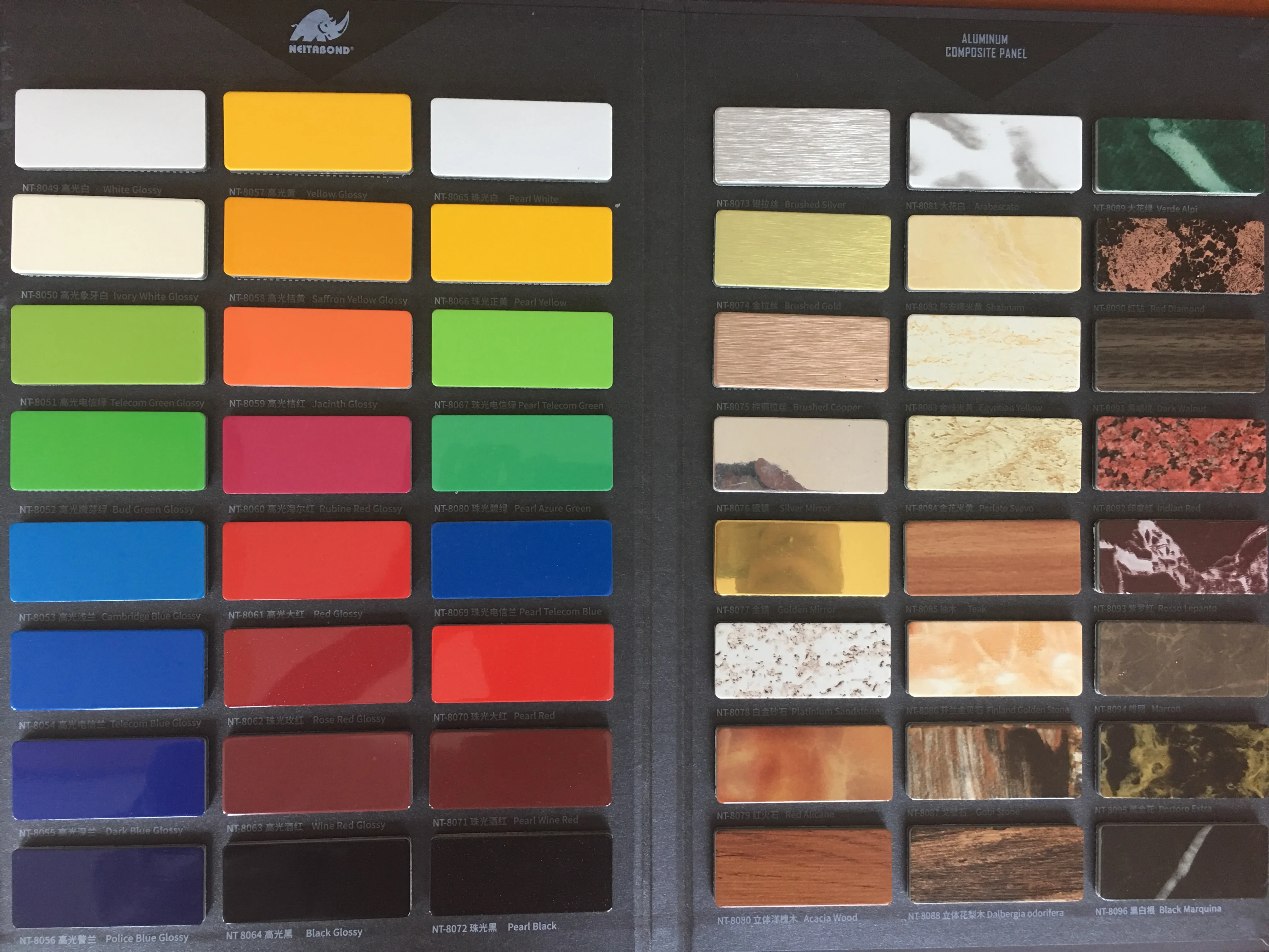 NEITABOND 4mm PVDF coating  wall cladding Aluminum composite panel