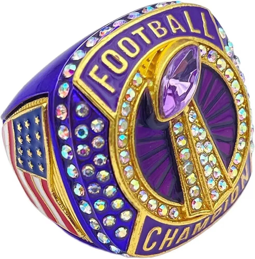 China Factory Cheap Price Custom High Quality Baseball Champion Ring With Different Logo
