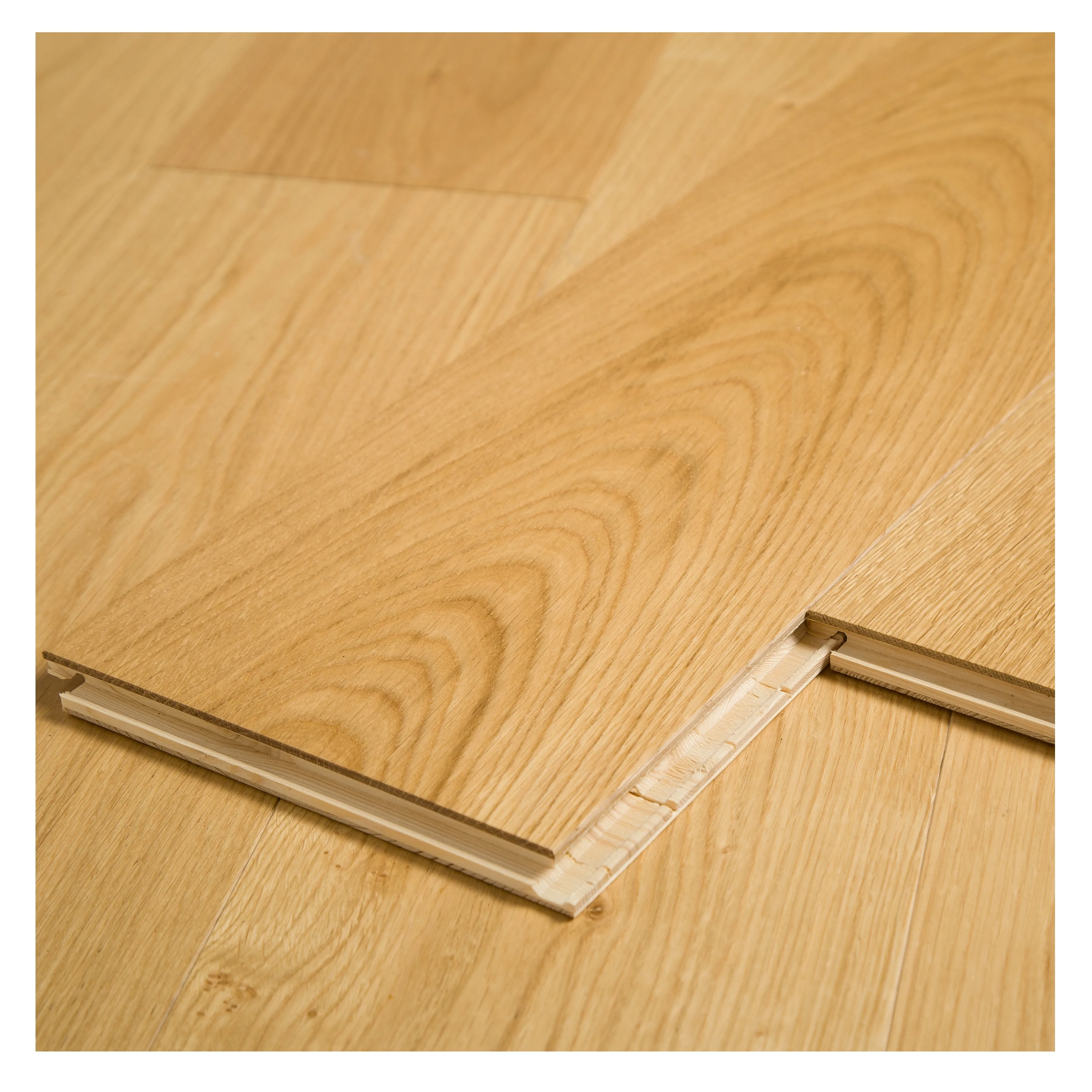 
New arrival 12mm/14mm/15mm Oak natural unfinished hardwood flooring 