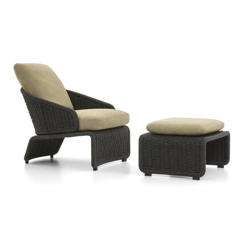 High quality modern hotel bedroom living room indoor leisure Chairs garden Outdoor Patio aluminium chaise lounge