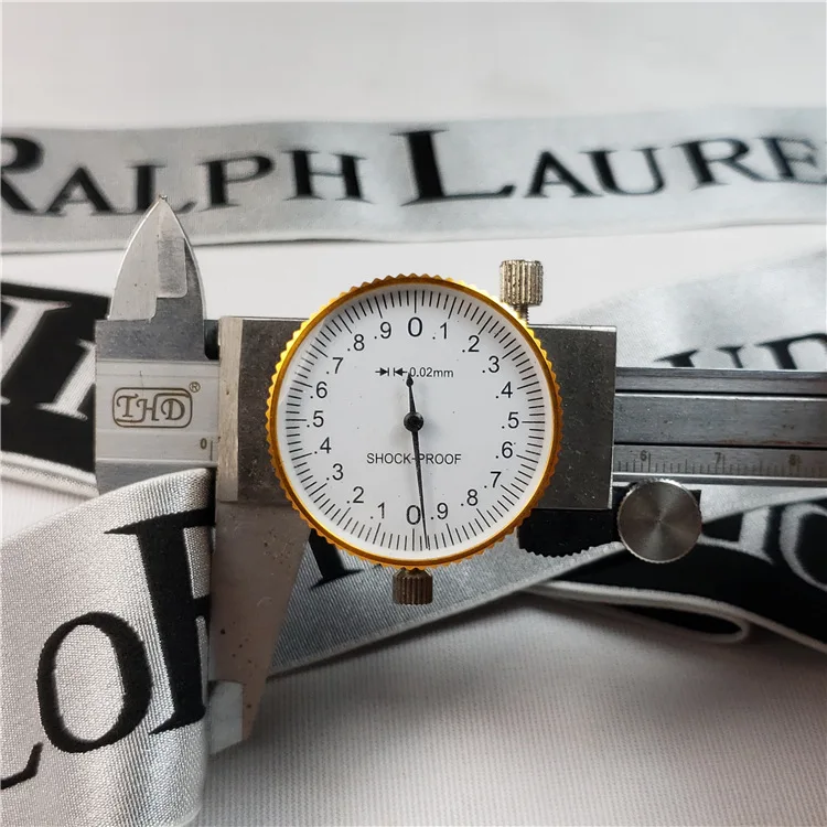 Accept Customized Jacquard Logo Embroidered Elastic Band for For men Underwear Boxer Shorts Waistband Belt