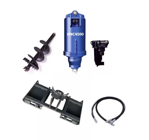 Excavator attachment 3000NM 8000NM Hydraulic Earth Auger drill  ground hole drill earth auger