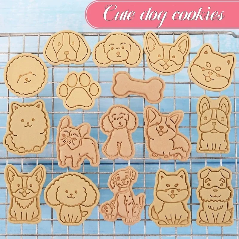 Custom pet birthday decoration cookies Hand Made Individual Pack Cute Healthy Pet Training treats Cat Dog Cookies Donut snack