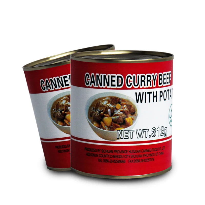 Factory Wholesale Selling Ready To Eat Canned Curry Beef with potato