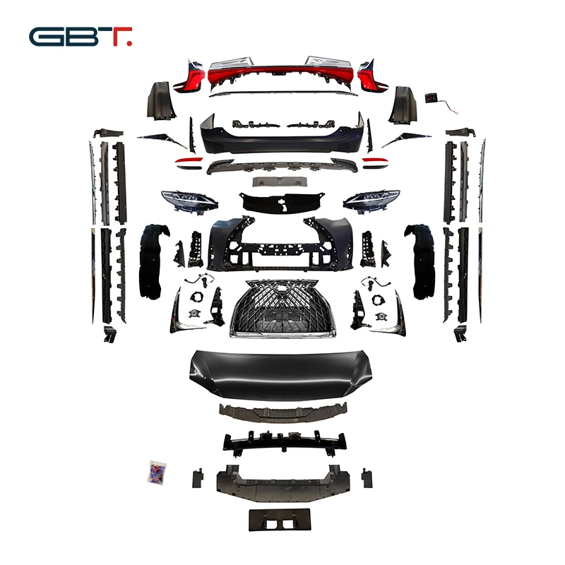 Гбт пластик для Alphard 2015-2021 facelift, конверсионные детали, боди, обновление до lexus lm300 для Alphard 30 серии, комплект автомобильного бампера