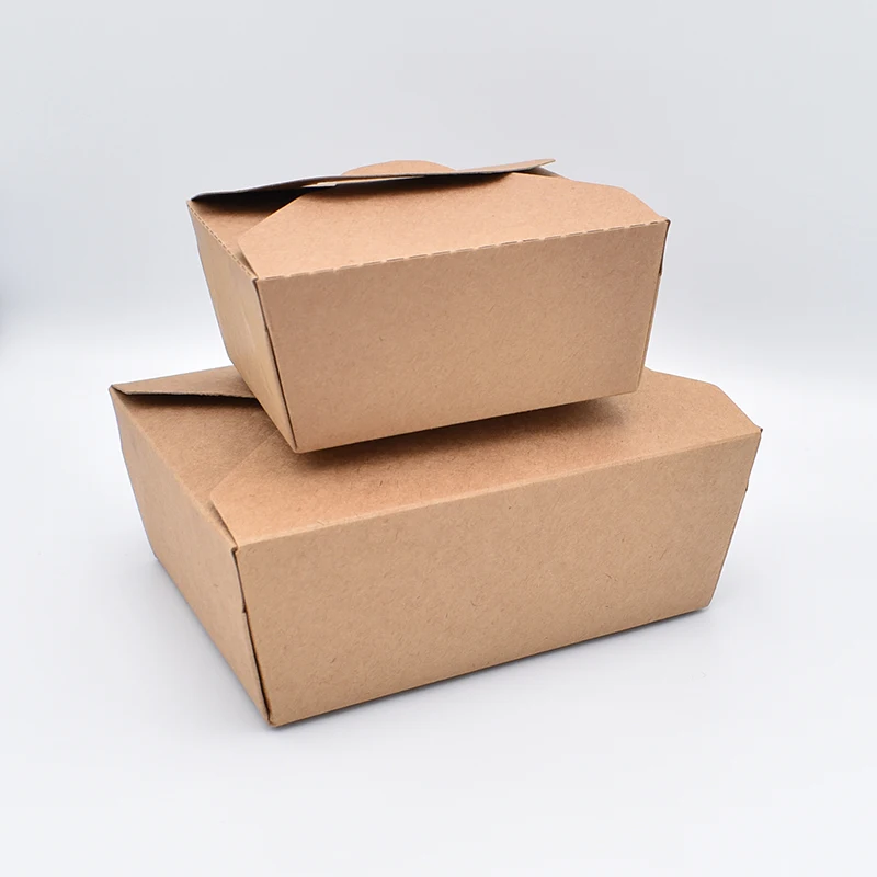 
portable eco-friendly disponsible lunch packaging bento togo box 