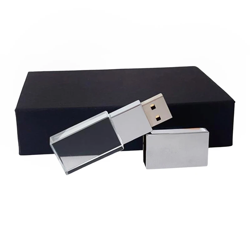 Custom Glass Cle Usb 2.0 3.0 U Disk Pendrive Memory Stick 4Gb 8Gb 16Gb 32Gb 64Gb 128Gb Pen Drive Memoria Usb Flash Drive