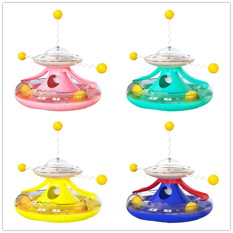 Pangton Car Running Cat Toys Smart Interactive Motorised Laser Pet Cat  Teaser Tumbler Toy  Set Wholesale