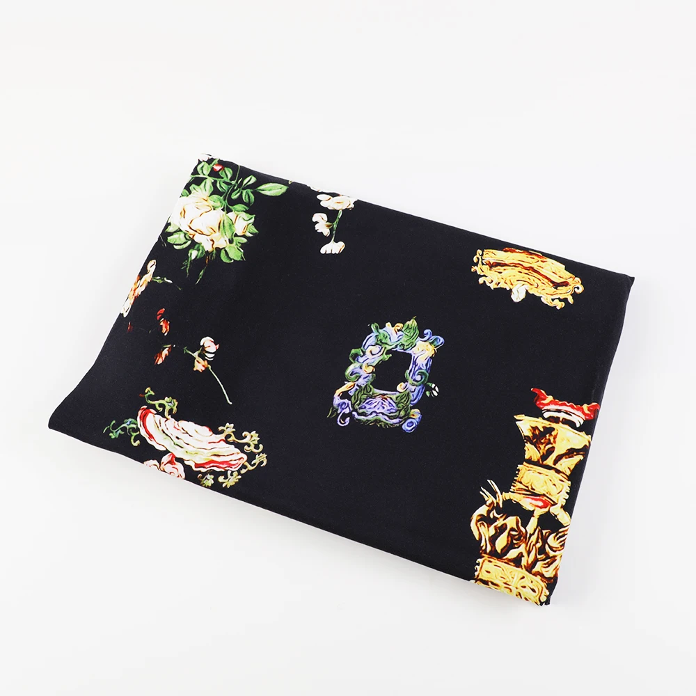 Digital printing knitted Cotton lycra baby clothing fabric