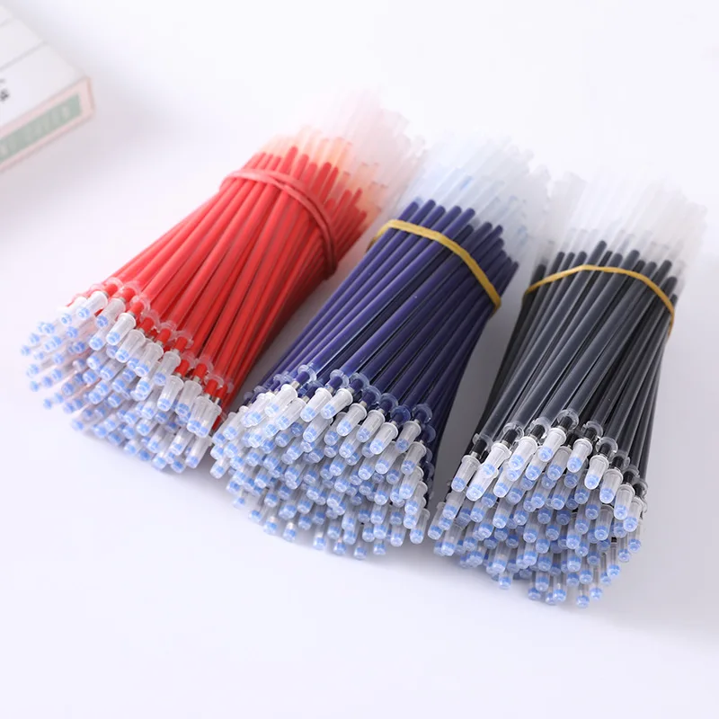 100 Pcs/bags Fabric Leather Marker Sewing Tools Water Erasable Soluble Pen Silver Refill Pen