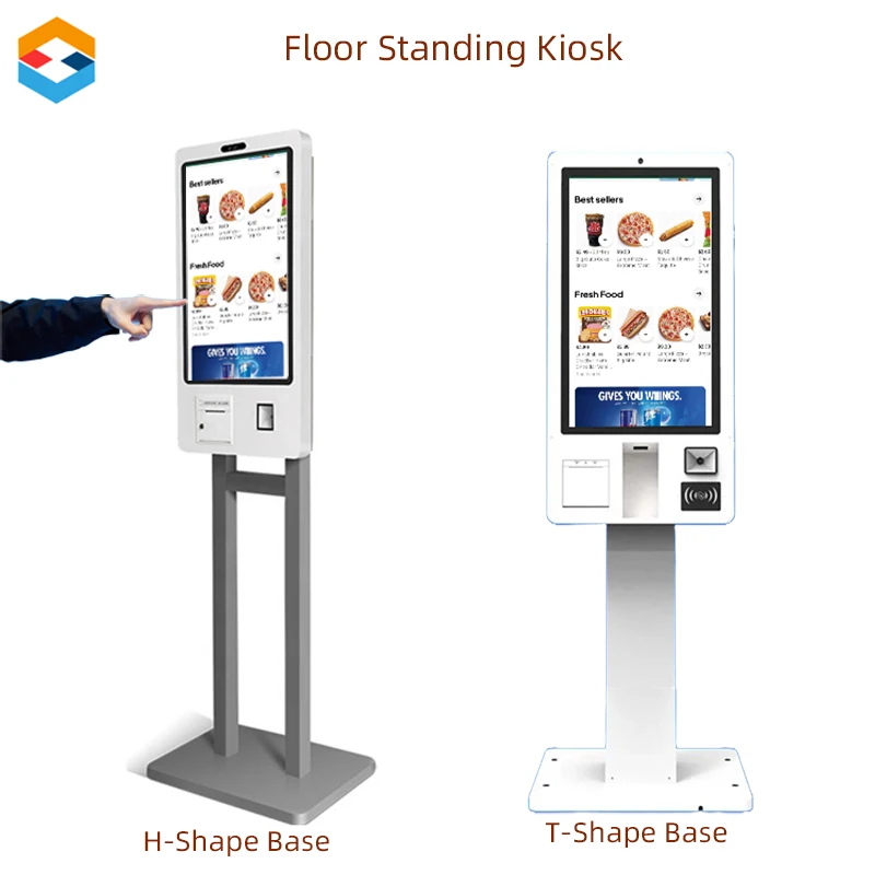 All in One Self-Service POS Kiosk for Supermarket Bluetooth Windows Ordering & Payment Machine with SDK Function