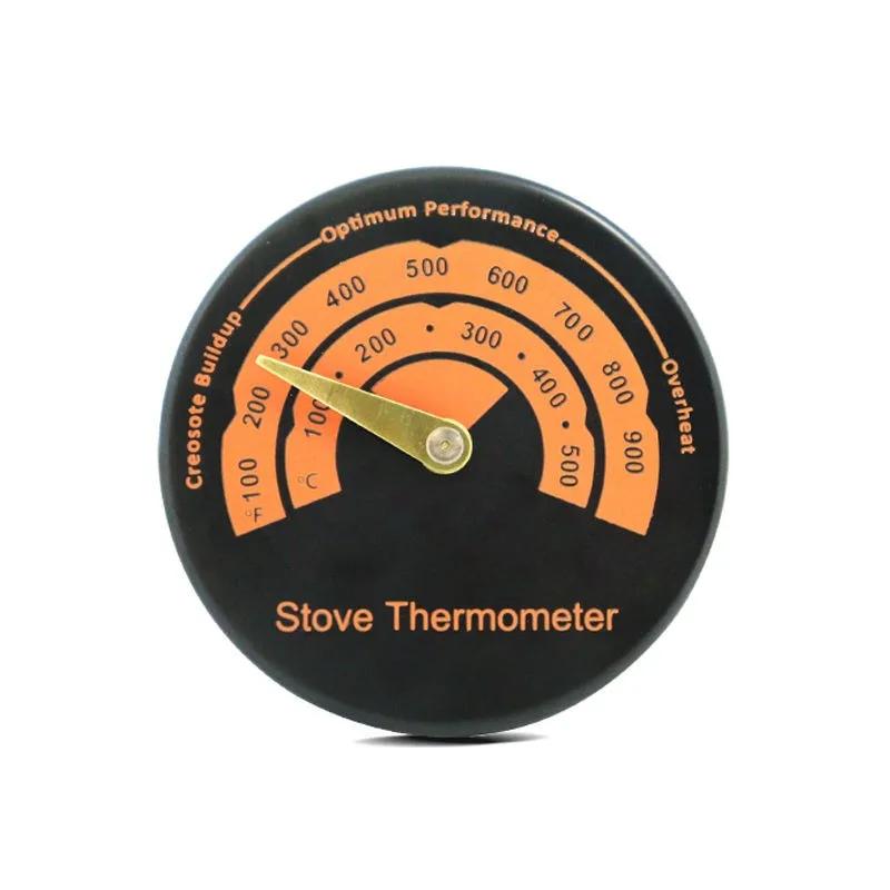Dial Indoor Dial Kitchen Thermometer with Magnet Adsorption for Indoor Use Grill Fireplace Oven Thermometer for Kitchen