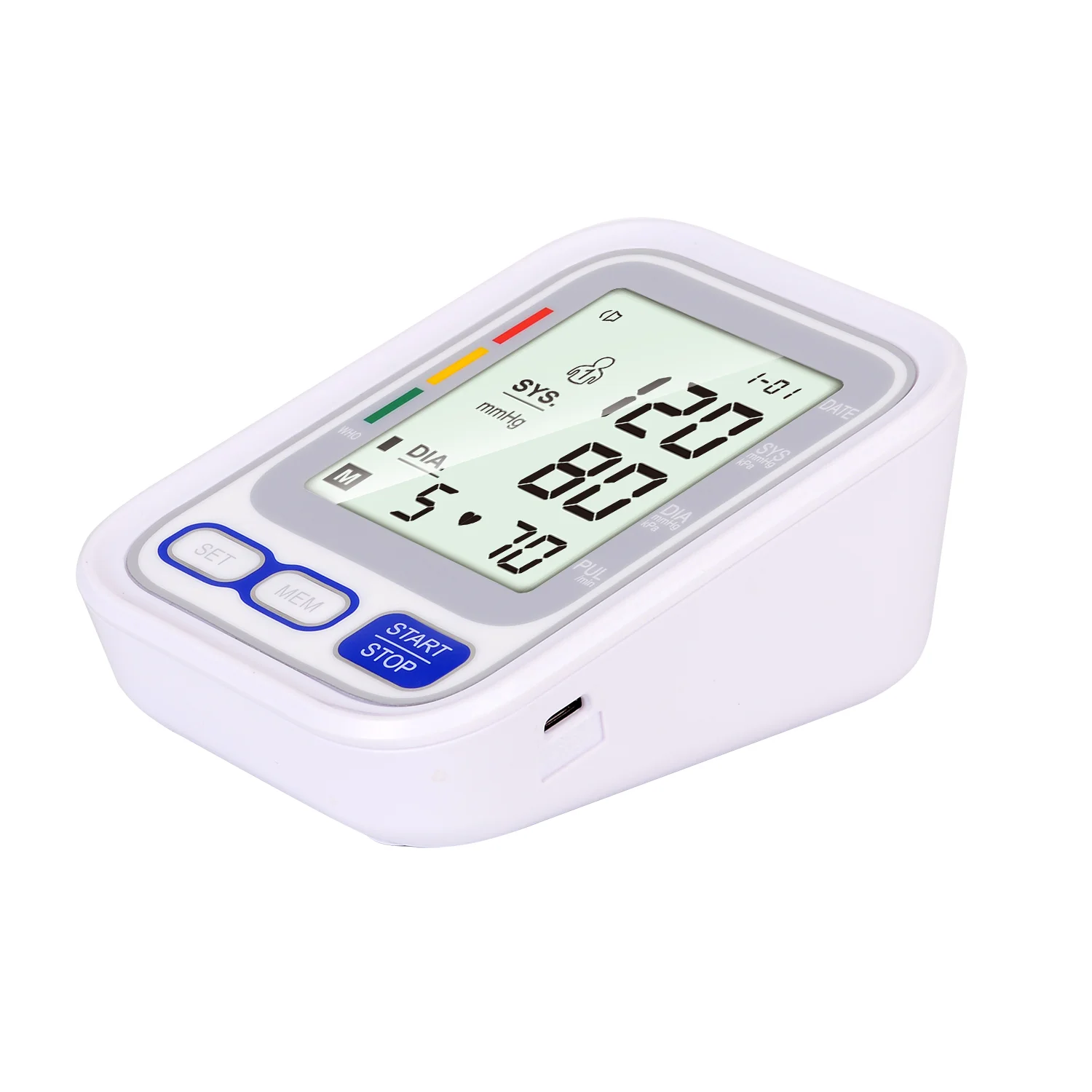 
szkia Automatic Digital Blood Pressure Monitor Upper Arm digital blood pressure machine electronic sphygmomanometer 