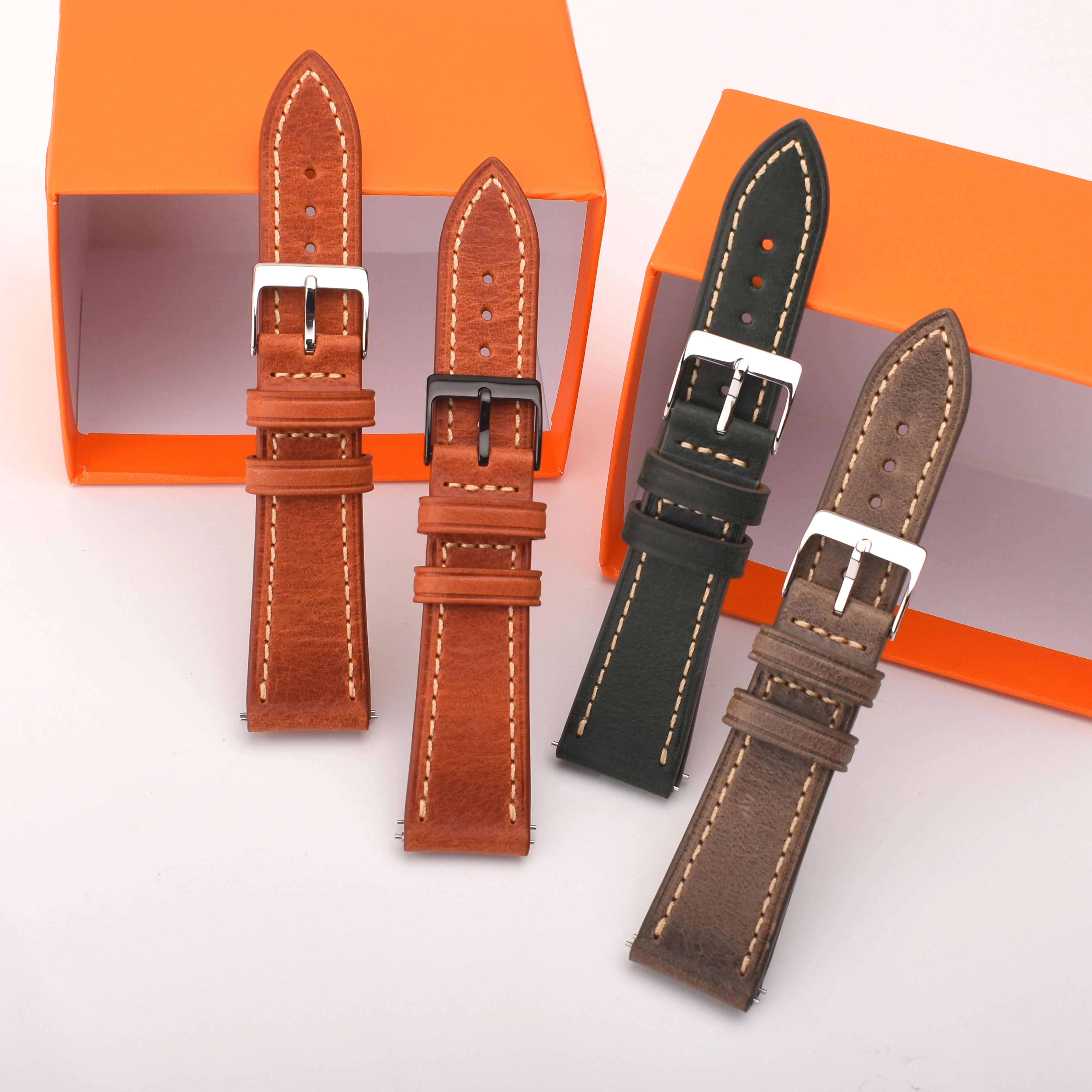 Genuine Leather Strap for Samsung Galaxy Gear S3 Watch Watchband for Sport Smart Watch Quick Release Watchbands 18 20 22 24mm