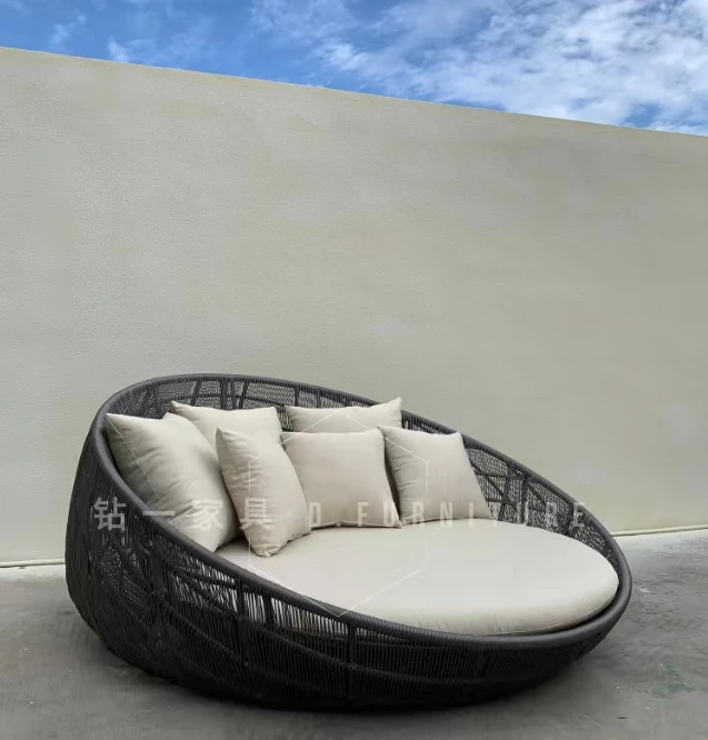 Cheapest Outdoor Rattan Wicker Garden Sofa Ball Egg Shaped Chair Indoor  Furniture