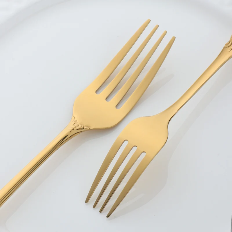 Royal Doulton European Style Stainless Steel Cutlery  Eco Friendly Flatware  Set Wholesale  8pcs Fork Spoon Knife Set