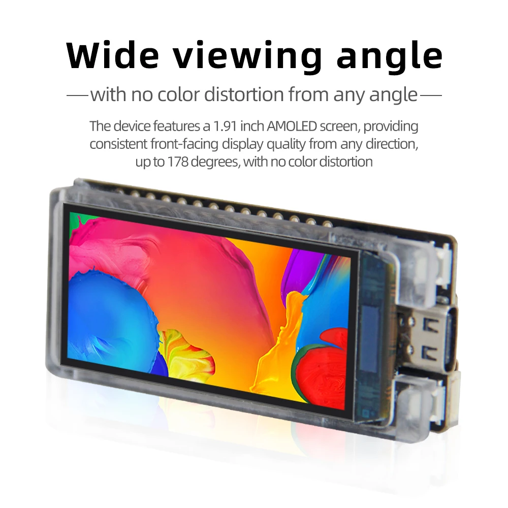 LILYGO T-Display-S3 AMOLED ESP32-S3 1.9inch RM67162 AMOLED Display Development Board OLED WIFI Bluetooth 5.0 Wireless Module